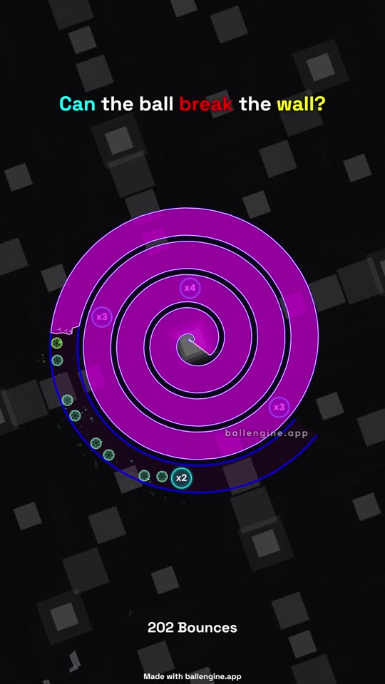 Bouncing ball reel