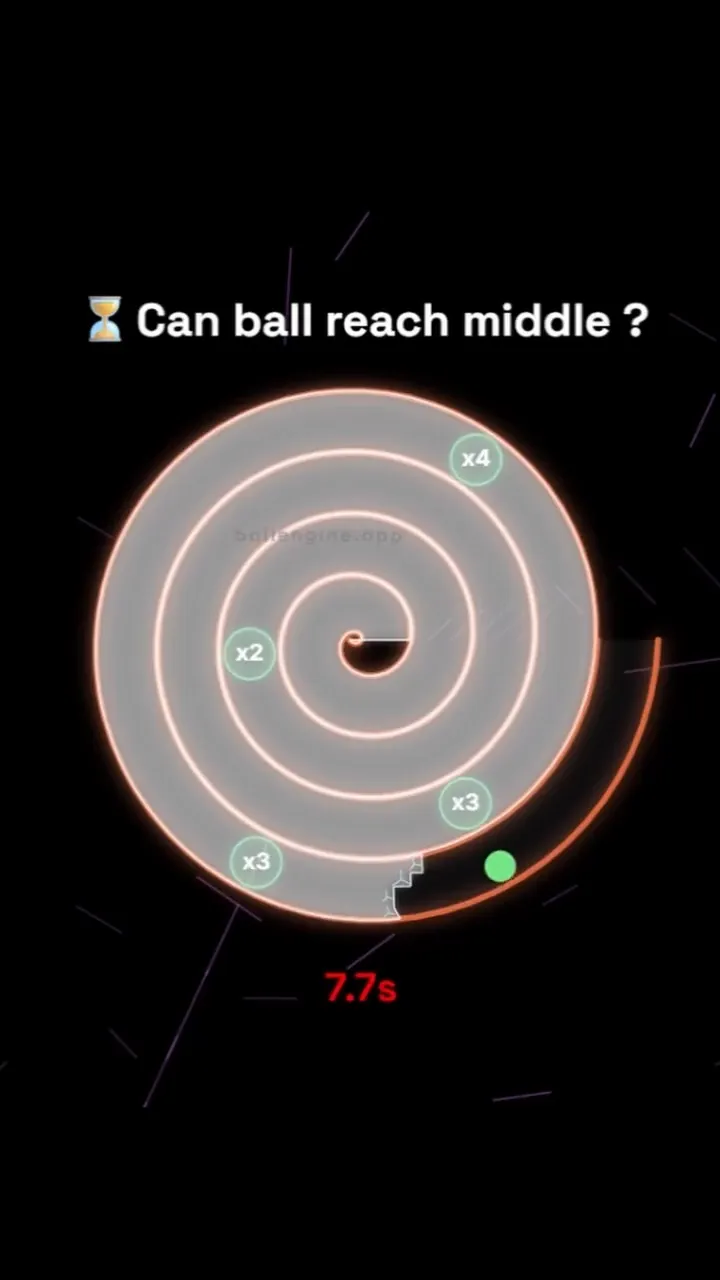 Satisfying physics video loop
