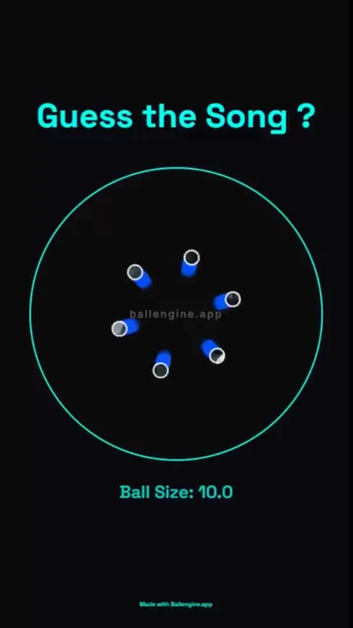 Satisfying physics video loop