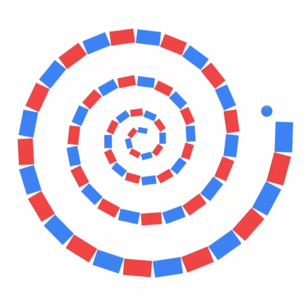 Satisfying physics video loop